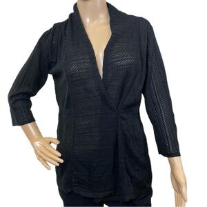Elementz Black Sweater - Medium